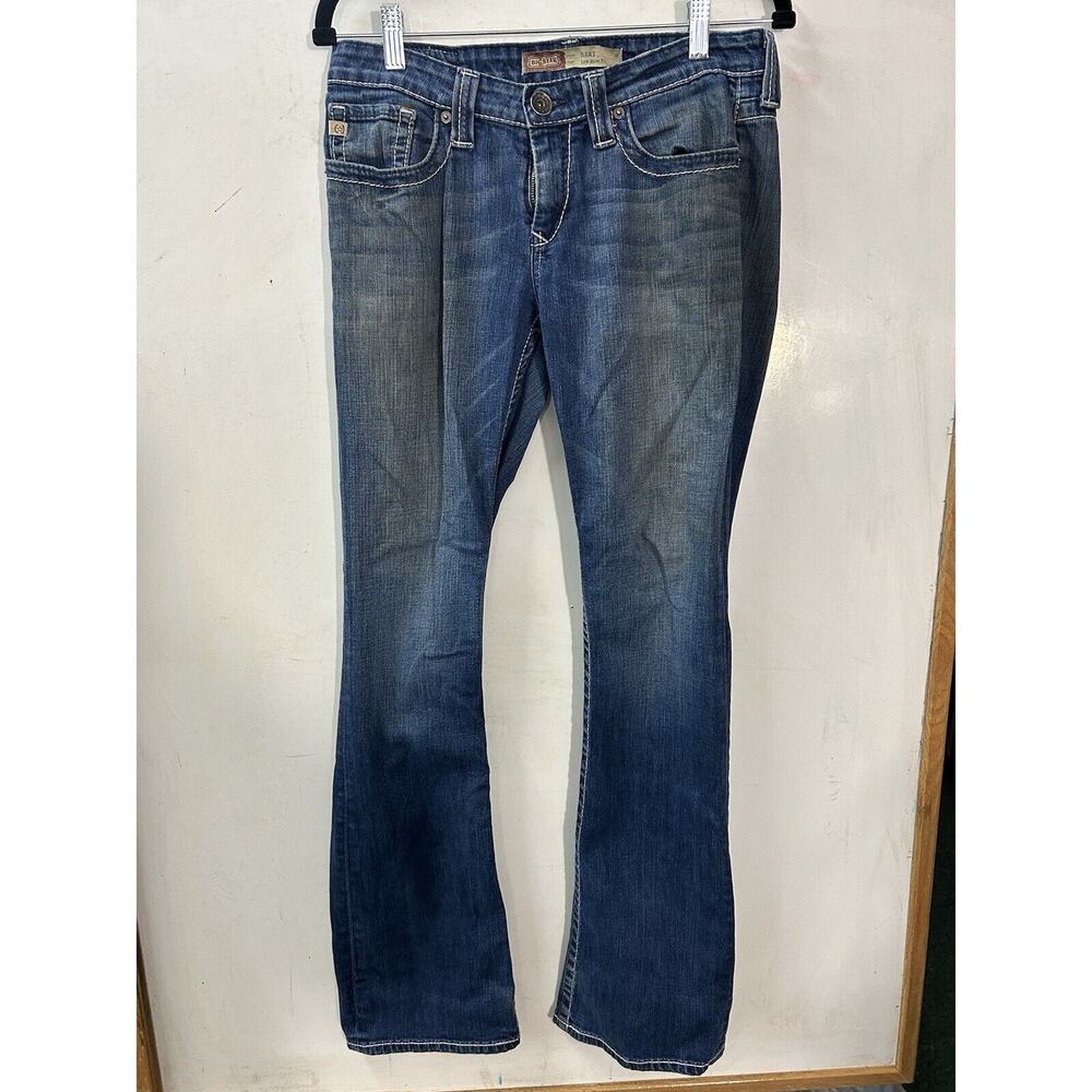 Big Star Jeans Womens 29L Blue Mid Wash Remy Low Rise Fit Boot Cut Cowgirl 31X31